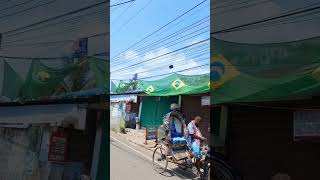 🇧🇷 Giant Brazil Flag in Our Area | Amazing View & Football Passion #shortvideo