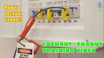 LOTO   LOCKOUT TAGOUT ELECTRICAL & MECHANICAL TRAINING  VIDEO