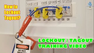 LOTO   LOCKOUT TAGOUT ELECTRICAL & MECHANICAL TRAINING  VIDEO