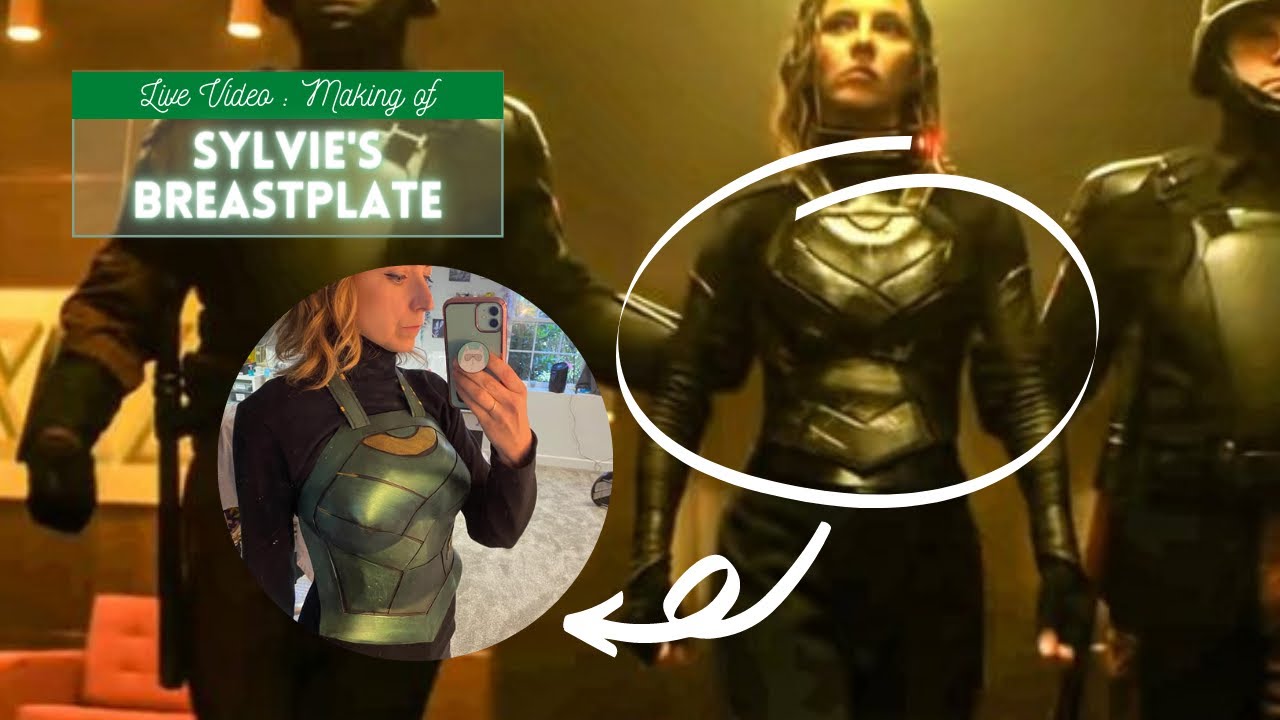 Making a Sylvie/Lady Loki Breastplate