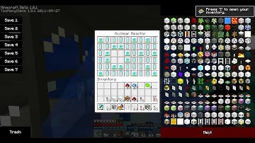 Minecraft 1.8.1 Test Video 002 w/ Nuclear Reactor Setup IC2 Technic Pack HD