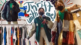 Thrift with me in Singapore! *vintage gems, streetwear, TOP GUN JACKET AAHHHHH*