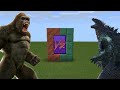 CARA MEMBUAT PORTAL GODZILLA VS KONG - MINECRAFT