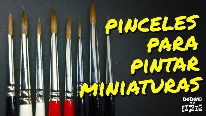 Pinceles para miniaturas y modelismo