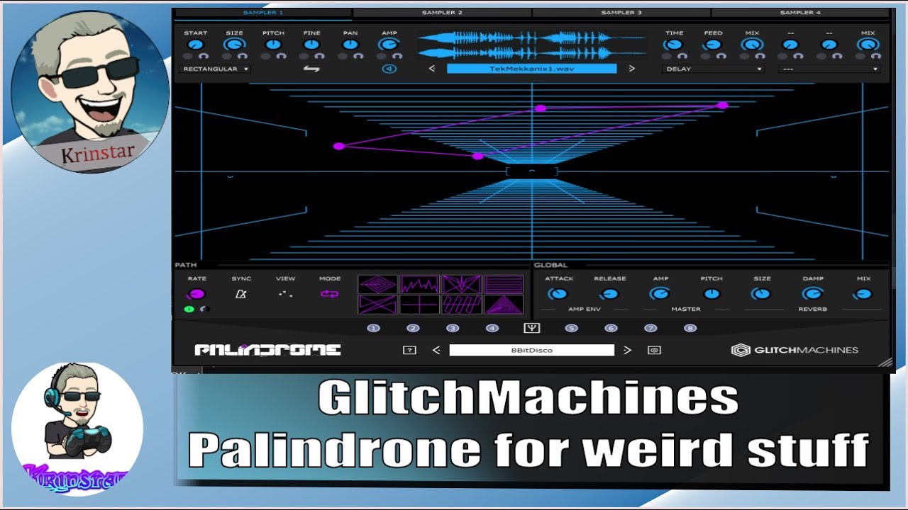 GlitchMachines Palindrome, more glitch/granular - YouTube