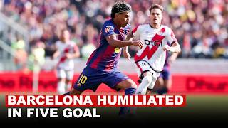 Barcelona Overtakes Real Madrid After Five Goal Thriller Against Rayo