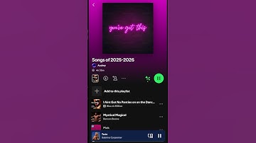 Thumbnail of My playlist is now public if you wanna go check it out #song #lyrics #love #thediscohouse🪩🌸￼