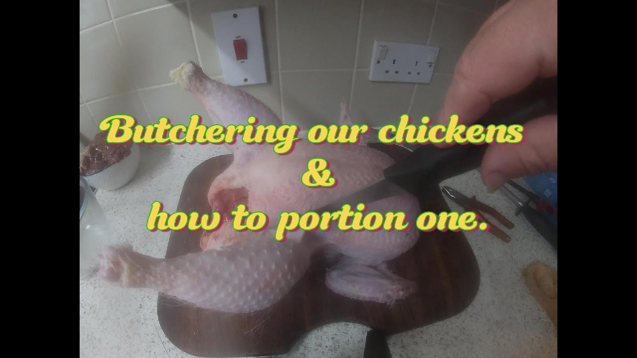 Butchering our ranger and cob chickens