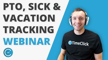 Time Tracking Software Accrued Time Walkthrough | PTO Tracker | TimeClick Live Webinar