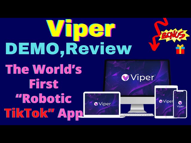 Viper Demo, Review | The World’s First “Robotic TikTok” App