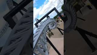 Would this CRAZY roller coaster make you dizzy? 😵💫 #shorts