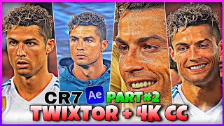 Cristiano Ronaldo Twixtor - 4k Clips + CC High Quality For Editing 🤙💥 #part2