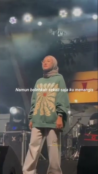 Story IG WA Febby Putri NC - Runtuh (live konser 'capek' semua nangis)