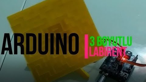 Arduino ile Joyistickle Kontrol Edilen 3d Labirent