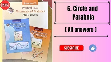 Class 11th maths chapter 6.Circle and Parabola 2025।। All answers #viral #exam #workbook