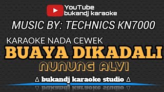 BUAYA DIKADALI KARAOKE - NUNUNG ALVI | TARLING LIRIK TANPA VOKAL 2024