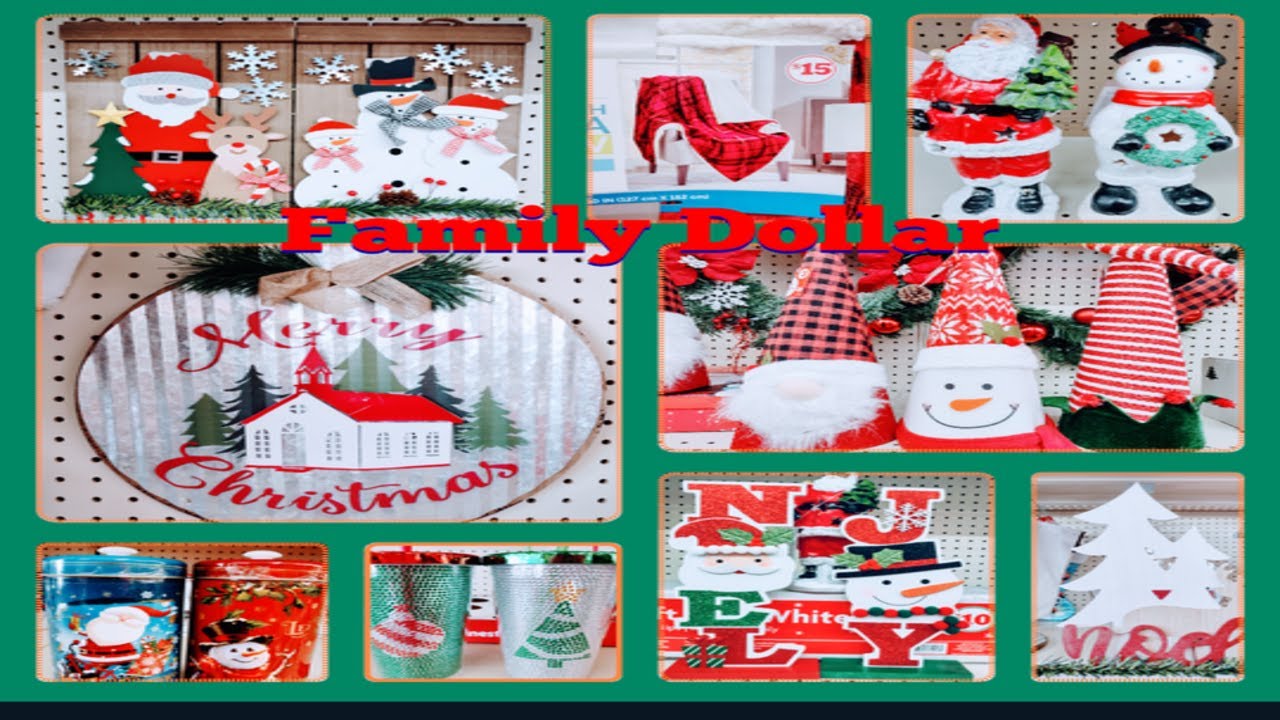 🎄⛄🎅😍👑 All NEW Family Dollar Christmas Decor 2021!! Christmas Trees, Decor & More!! Great Deals!🎄