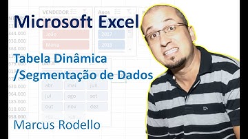 Como usar Segmentação de Dados - Tabela Dinâmica - Microsoft Excel