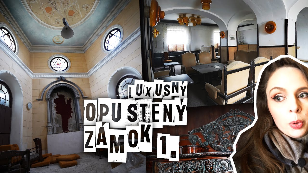 🏰Krásny opustený luxusný zámok - ostalo tu takmer všetko (1.ČASŤ - Našla som kaplnku?)