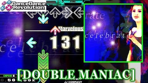 【DDR 2nd CLUB】 celebrate / JJ COMPANY [DOUBLE MANIAC] 譜面確認+Clap