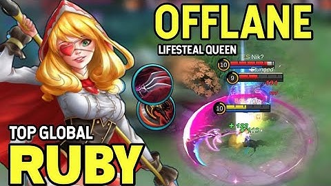 RUBY BEST BUILD 2021 | TOP GLOBAL RUBY GAMEPLAY | MOBILE LEGENDS✓