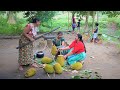 7 large jackfruits || The secret of preserving village food | mali cooking