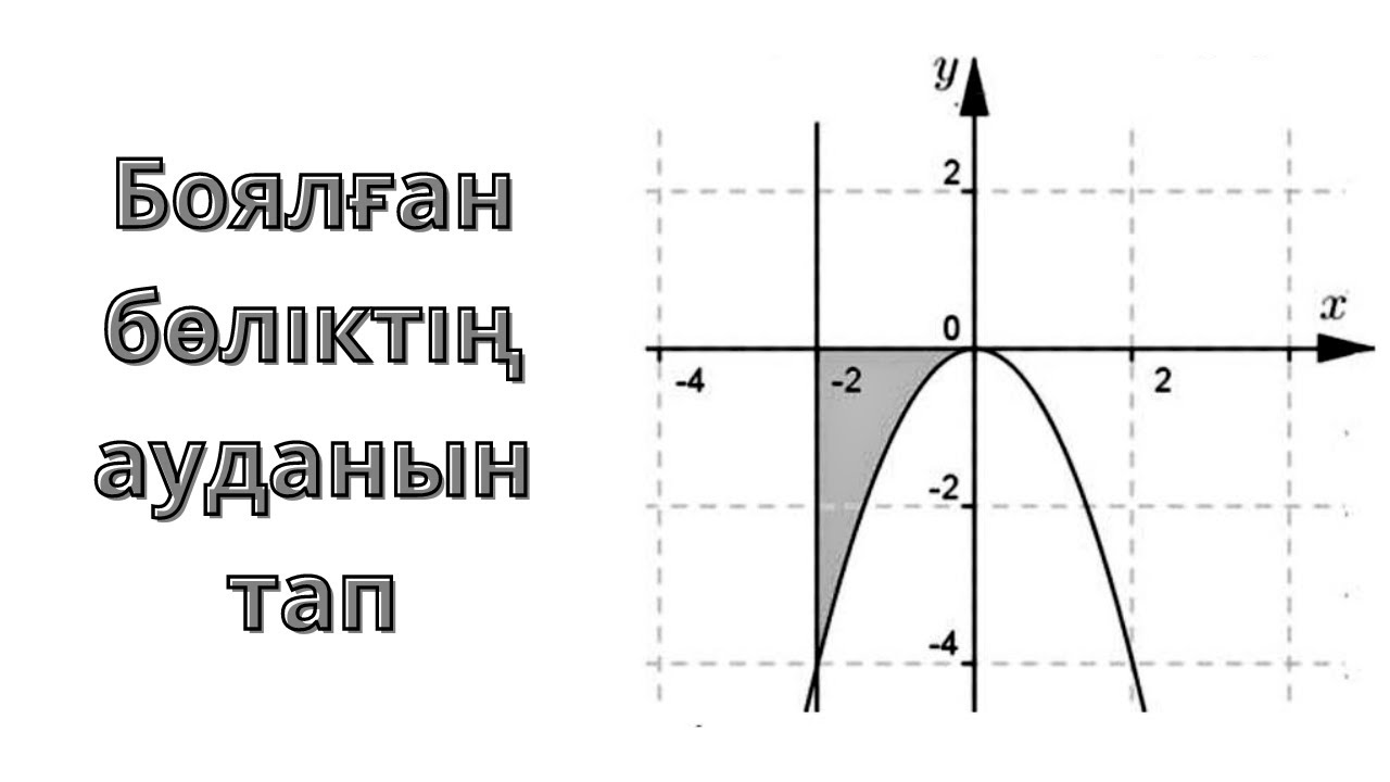 Боялған бөліктің ауданын табудың Оңай әдісі