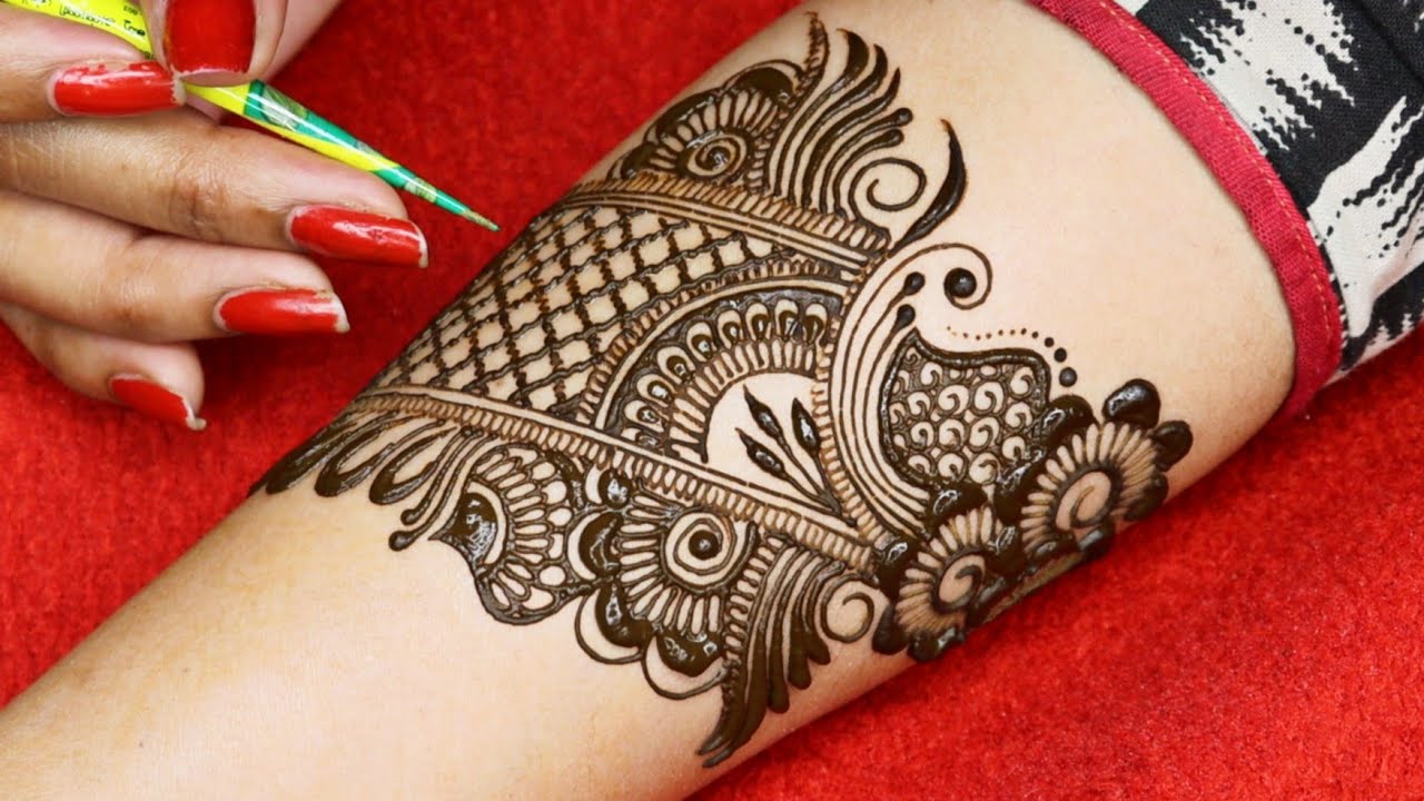 TraditionalDubai Style Rounding Arebic Mehndi Designs | Simple ...