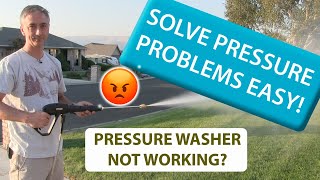 How to Solve the Pressure Washer pressure problems