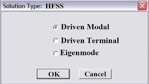When we use Driven modal and Driven terminal in HFSS (2020)