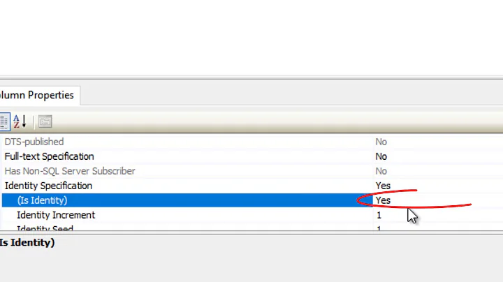 Sql server create table auto increment identity primary key