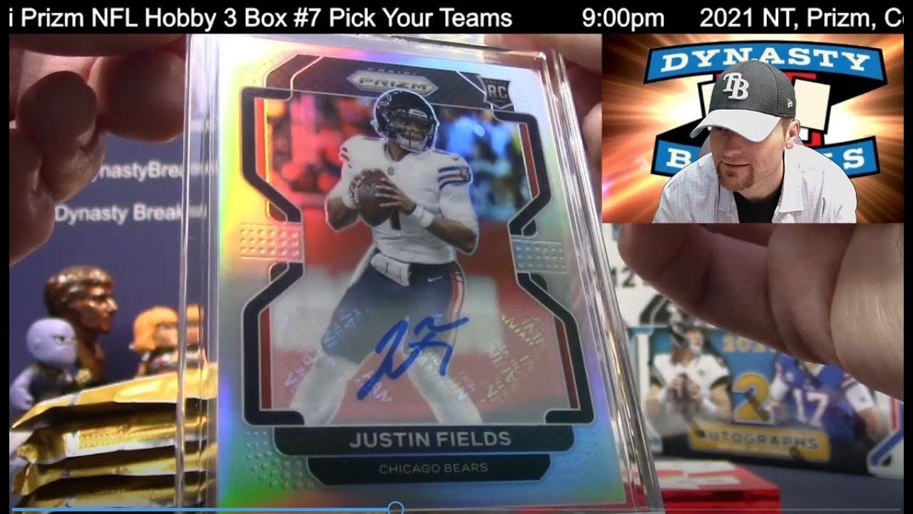 2021 Prizm Hobby Football Card 3 Box Partial Case Break #6   Sports Cards