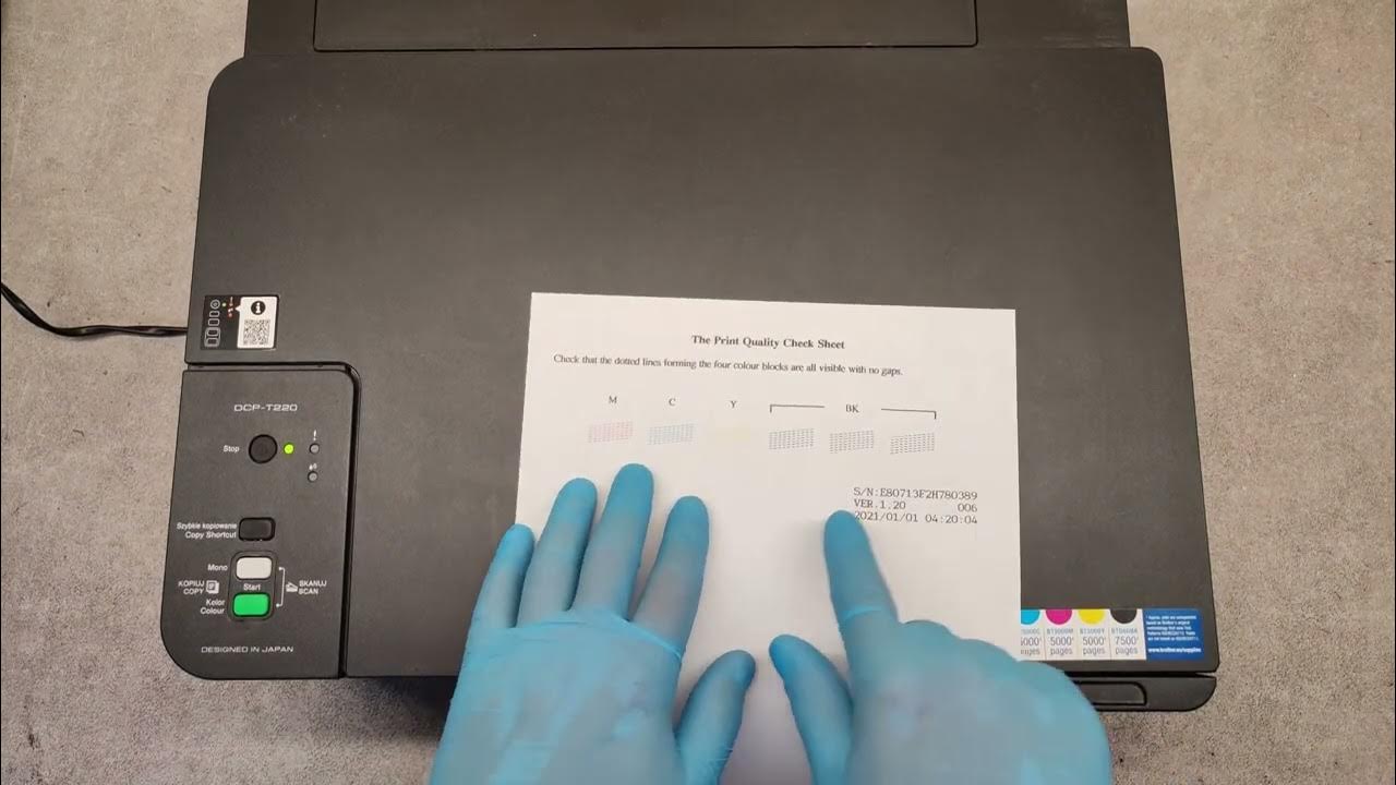 HOW TO CLEAN THE PRINTHEAD ON BROTHER DCPT220, DCPT420, DCPT420W