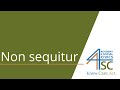 Understanding Non-Sequiturs