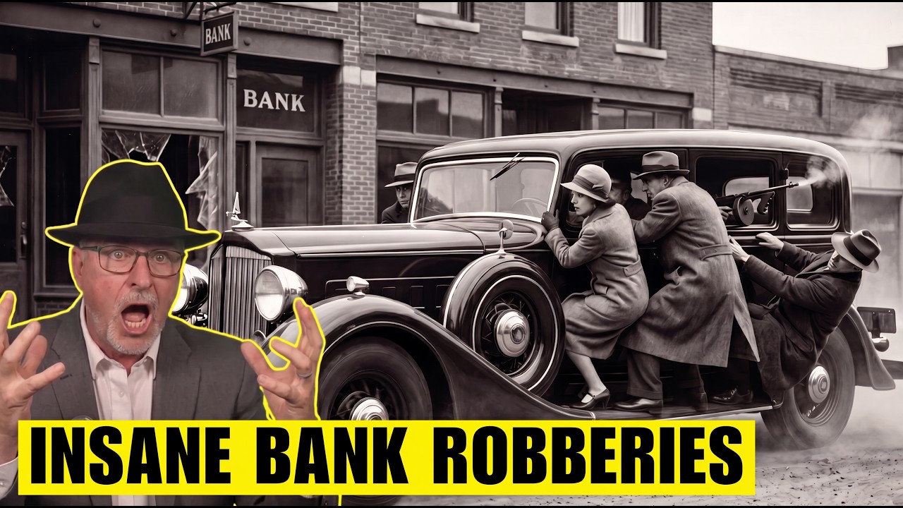 The Most Insane Bank Robberies of the 1930s — Dillinger, Floyd & the Public Enemy Era