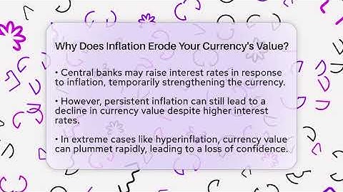 Why Does Inflation Erode Your Currency