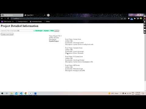 Issue Tracker using Node Express EJS CSS Javascript