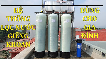 Hệ thống lọc nước giếng khoan lắp tại Yên Thế Bắc Giang