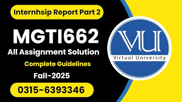 mgti 662 internhsip report All Assignments Solution #mgti662 #mgti #662 #internhsip