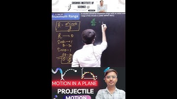 📌 Maximum Range (Rmax) in Projectile Motion | Concept & Numericals | JEE, NEET, CBSE Physics