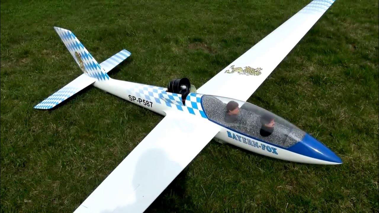 FOX AEROBATIC GLIDER (retractable EDF) YouTube