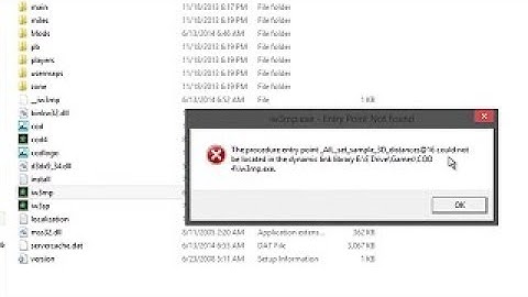 GTA _SA ( Entry Point  Not Found ) Fix