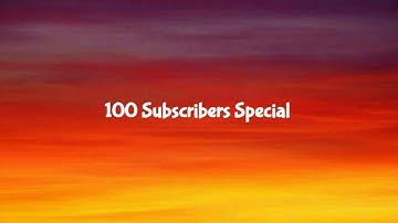 Stop motion - 100 Subscribers Special