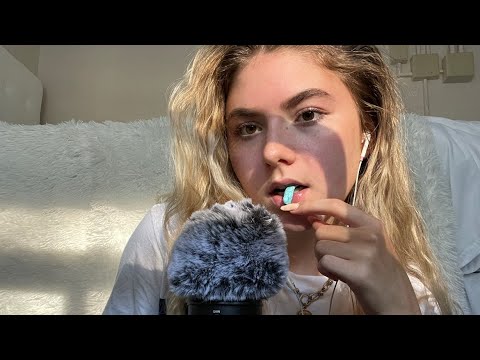 ASMR- ULTRA wet Inaudible Whispering + GUM Chewing [English]