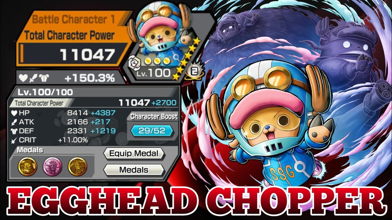 Геймплей за Эггхеда Чоппера | One Piece Bounty Rush | OPBR