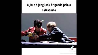 jin e jongkook brigando por causa de um salgadinho