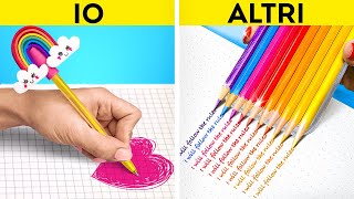 I TRUCCHI PIÙ PAZZI PER DIVENTARE POPOLARE A SCUOLA || Idee Creative Per Ragazze Su 123 GO!