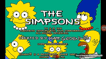 The simpsons arcade game pc [MS-DOS] soundtrack-theme song