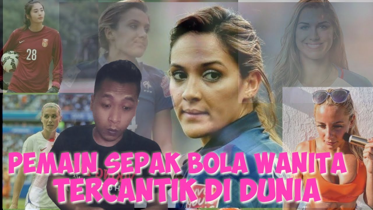 REACTION PEMAIN SEPAK BOLA WANITA TERCANTIK DI DUNIA - YouTube