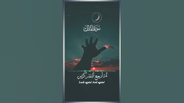 #تلاوة_خاشعة بصوت القارئ #ماهر_المعيقلي #سورة_الملك #راحة_نفسية #تيك_توك  #اكسبلور #قرآن #quran